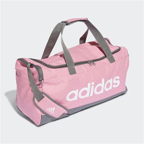 adidas pink duffle bag